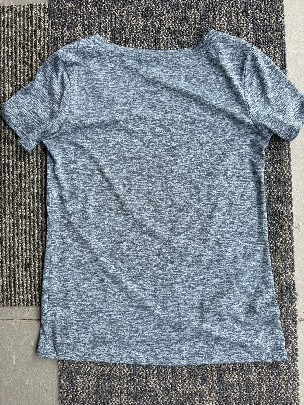 Nike Women's Heather Blue Dri-FIT Scoop Neck Tee
